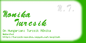 monika turcsik business card